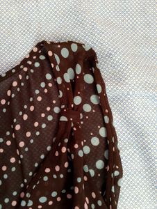 ⊹₊ ⋆ Brown polka-dot Top ☕🍂🧺🧸 ⋆ ₊⊹