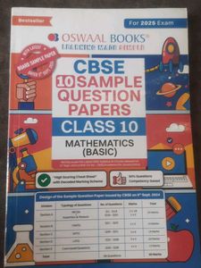 Oswaal Class 10 Sample Question Bank For 2025
