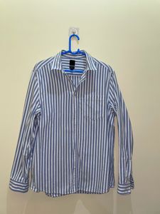 Striped Button-Down Shirt