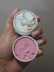 Blush and highlighter