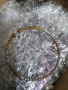 Two-Tone Gold &amp; Silver Bangle