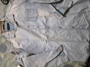 Highlander Cotton Denim Shirt For Men In L 40 Size