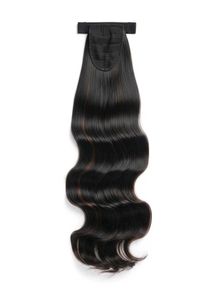 Black and golden highlighter Hair Extension