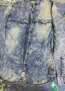 Denim Button-Down Shirt