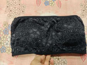 Padded Lace Tube Bra