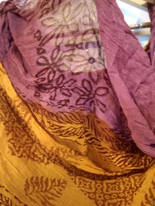 Maroon And Mustard Suit Set