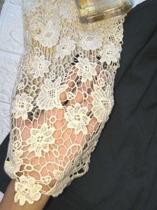 Corset Back Lace Sleeves Kurti 🎀