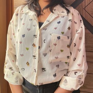Patterned Women&#39;s Top