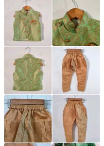 Combo Of Kurta Pant N Jacket For Boys
