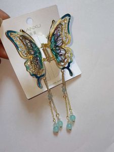 Korean metal 🆕Butterfly Hair Clip with Chains