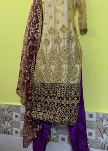 Elegant Embroidered Salwar Suit