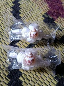 Seashell Hair Clips