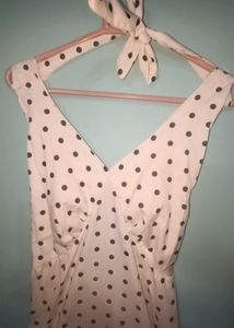 Polka Dot Maxi Dress