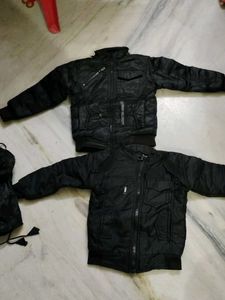 Stylish Black Padded Jackets