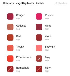 Myglamm Ultimate Matte Lipstick :- Risque