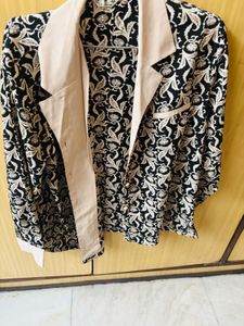 Vintage Paisley Print Blazer