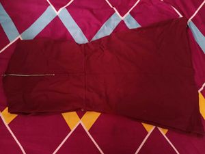 Burgundy Mini Dress