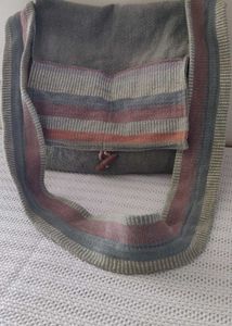 Striped Shoulder Bag