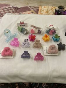 Cute Hair Clip Bundle Set Of 21
