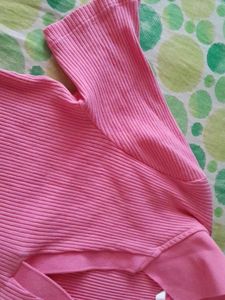 Pink Crop Top Young Girls
