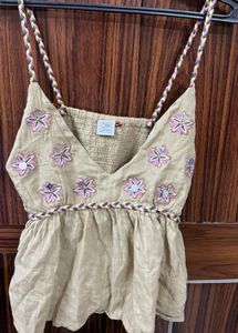 Floral Embroidered Top