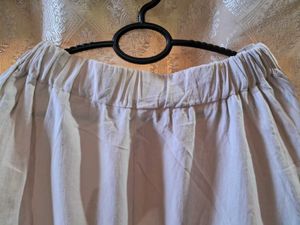 Elegant Beige Midi Skirt