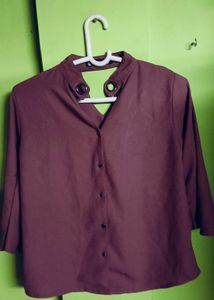 Peach Colour Short  Shirt