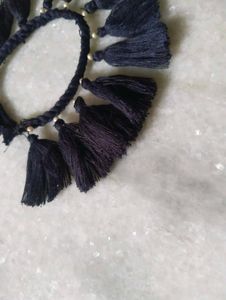 Black Tassel Bracelet