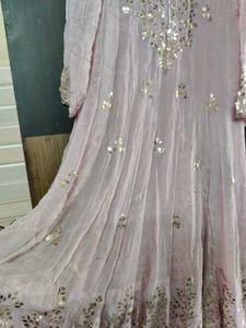 Elegant And Beautiful Lavender Anarkali