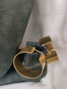 Gold Tone Hoop Anti Tarnish Earrings