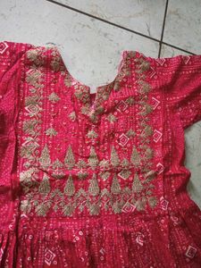 heavy reyon Alia cut kurti