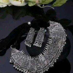 Oxidized Jewellery Set