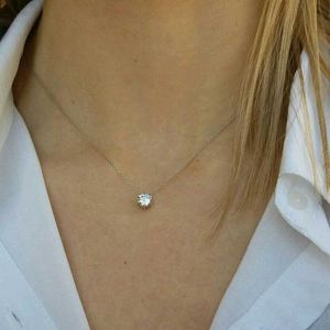 Round Diamond Chain Necklace✨