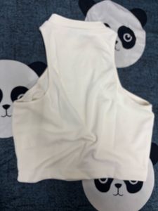 SHEIN Sleeveless Mandarin Collar Tank