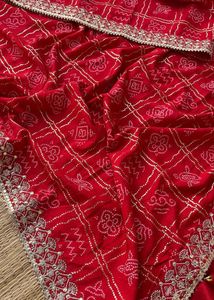 Brand New Soft Silk Saree- Red Colour