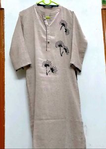 Black Embroidered Kurta