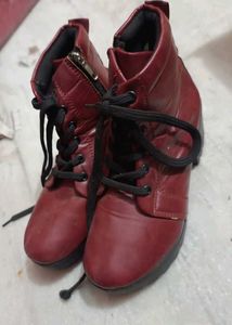 Women Latest High Anckle Fur Boots