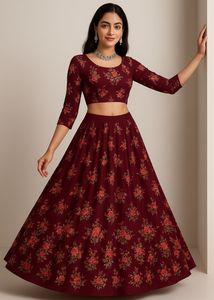 Floral Lehenga Choli Set