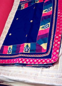 Elegant Blue Saree