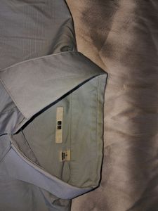 Uniqlo Women Shirt Sky Blue