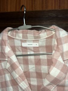 Pink And White Night Wear