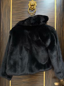 Regret Or buy BLACK FAUX COAT