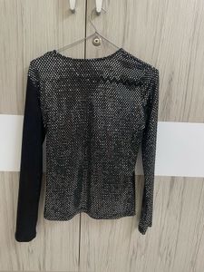 Party Wear black Shiny Gorgeous Top