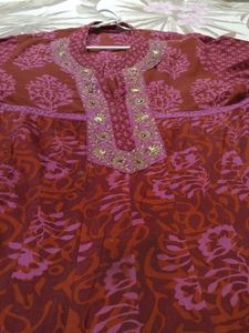 Biba Anarkali Kurta Set