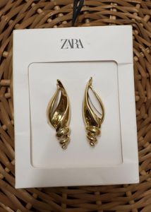 Limited Edition Zara Metallic Shell Earring