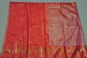 Elegant Red Banarasi Silk Saree