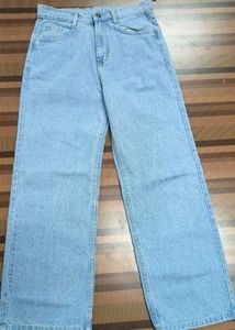 Unused  Straight Wide Leg Jeans