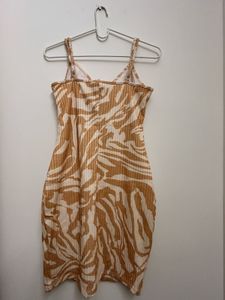 H&amp;M Zebra Print Mini Dress