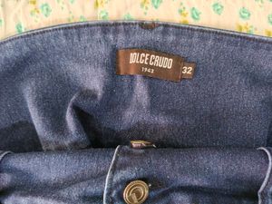 High-Waisted Denim Jeans