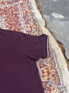 Burgundy Polo T-Shirt